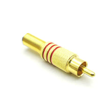Load image into Gallery viewer, 30 PCS RCA Lotus Head AV Audio and Video Plug Plum Blossom Plug Lotus Head RCA Head, 30pcs