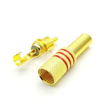 Load image into Gallery viewer, 30 PCS RCA Lotus Head AV Audio and Video Plug Plum Blossom Plug Lotus Head RCA Head, 30pcs