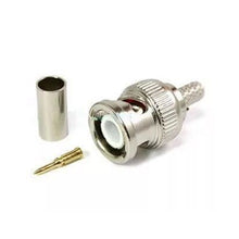 Load image into Gallery viewer, 5pcs Cold Pressed BNC Plug Wiring Head, 58, 59, 60