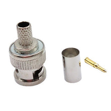 Load image into Gallery viewer, 5pcs Cold Pressed BNC Plug Wiring Head, 58, 59, 60