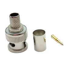 Load image into Gallery viewer, 5pcs Cold Pressed BNC Plug Wiring Head, 58, 59, 60