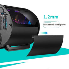 Load image into Gallery viewer, GAMEKM Genki Bomb Personality Gaming Internet Cafe Side Through Gaming Case USB 3.0 Water-cooled Desktop Computer Case, White, Pink, Black