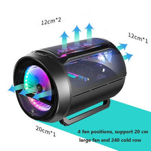 Load image into Gallery viewer, GAMEKM Genki Bomb Personality Gaming Internet Cafe Side Through Gaming Case USB 3.0 Water-cooled Desktop Computer Case, White, Pink, Black