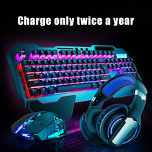 Load image into Gallery viewer, K680 Rechargeable Wireless Keyboard and Mouse Set, Black Mixed Color, Silver White Ice Blue
