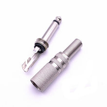 Load image into Gallery viewer, 40 PCS Mono Audio Plug Microphone Sophomore Core 6.35mm Plug