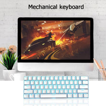 Load image into Gallery viewer, RK61 61 Keys Bluetooth / Wireless Dual Modes Tablet Mobile Gaming Mechanical Keyboard, Cable Length: 1.5m, Green Shaft, Red Shaft, Tea Shaft