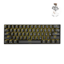 Load image into Gallery viewer, RK61 61 Keys Bluetooth / Wireless Dual Modes Tablet Mobile Gaming Mechanical Keyboard, Cable Length: 1.5m, Green Shaft, Red Shaft, Tea Shaft