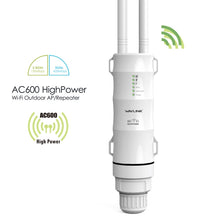 Load image into Gallery viewer, WAVLINK AC600 AP 2.4G/5G Dual Frequency Outdoor High Power Repeater, EU Plug, US Plug, AU Plug, UK Plug