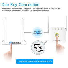 Load image into Gallery viewer, PIX-LINK WR22 300Mbps Wifi Wireless Signal Amplification Enhancement Extender, EU Plug, US Plug, UK Plug, AU Plug