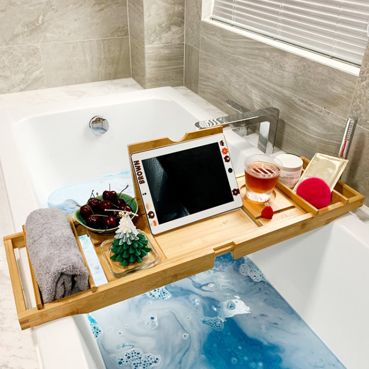 Multifunctional Telescopic Shelf Toilet Bath Tablet Phone Holder Bathroom Bathtub Holder Rack, Single Box, Double Box