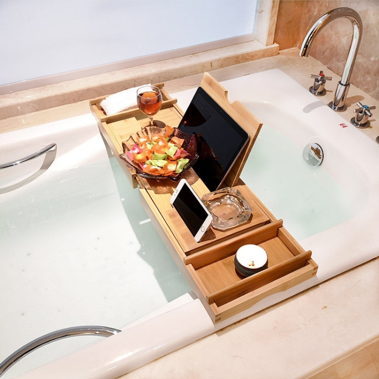Multifunctional Telescopic Shelf Toilet Bath Tablet Phone Holder Bathroom Bathtub Holder Rack, Single Box, Double Box