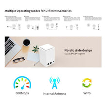 Load image into Gallery viewer, PIXLINK WR11 300Mbps Home WiFi Wireless Signal Relay Amplifier Booster, EU Plug, US Plug