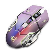 Load image into Gallery viewer, FREEDOM-WOLF X8 2400 DPI 6 Keys 2.4G Wireless Charging Silent Luminous Gaming Mechanical Mouse, X8 White, X8 Black, X8 Metal Grey, X8 Star Black
