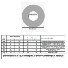 Load image into Gallery viewer, Gradient Color Rainbow Flowers Children Thickened PVC Swimming Ring
