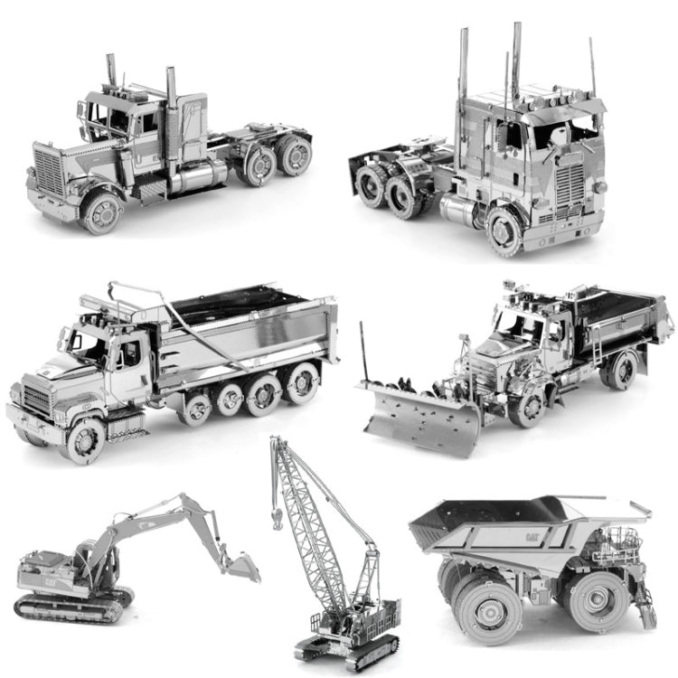 3D Metal Assembly Model Engineering Vehicle Series DIY Puzzle Toy