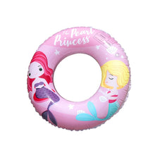 Load image into Gallery viewer, Cartoon Mermaid Pattern Thickened PVC Children Swimming Ring