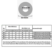 Load image into Gallery viewer, Cartoon Mermaid Pattern Thickened PVC Children Swimming Ring