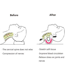 Load image into Gallery viewer, Cervical Spine Pillow Stretching Massager Orthosis Portable Neck Pillow