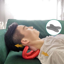 Load image into Gallery viewer, Cervical Spine Pillow Stretching Massager Orthosis Portable Neck Pillow