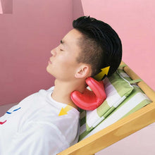 Load image into Gallery viewer, Cervical Spine Pillow Stretching Massager Orthosis Portable Neck Pillow