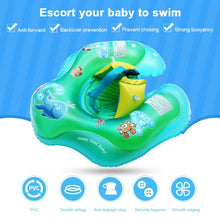 Load image into Gallery viewer, Cartoon Animal Pattern Children Swimming Ring Inflatable Baby Lying Ring Lifebuoy