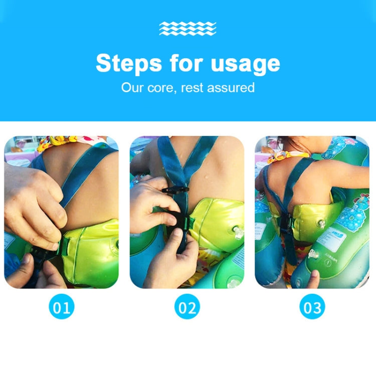 Cartoon Animal Pattern Children Swimming Ring Inflatable Baby Lying Ring Lifebuoy