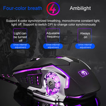 Load image into Gallery viewer, 618 Internet Cafe Game Manipulator Keyboard and Mouse Set, Cable Length: 1.6m, Black, Silver White