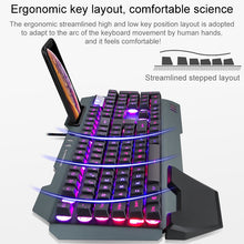 Load image into Gallery viewer, 618 Internet Cafe Game Manipulator Keyboard and Mouse Set, Cable Length: 1.6m, Black, Silver White