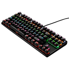 Load image into Gallery viewer, LEAVEN K550 87 Keys Green Shaft Gaming Athletic Office Notebook Punk Mechanical Keyboard, Cable Length: 1.8m, Black, White, Pink, Blue