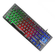 Load image into Gallery viewer, ZIYOULANG K16 87 Keys Colorful Mixed Light Gaming Notebook Manipulator Keyboard, Cable Length: 1.5m, K16
