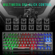 Load image into Gallery viewer, ZIYOULANG K16 87 Keys Colorful Mixed Light Gaming Notebook Manipulator Keyboard, Cable Length: 1.5m, K16