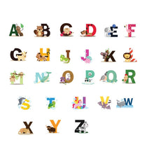 Load image into Gallery viewer, SY301 Cartoon Animal 26 English Letter Children Room Wall Stickers