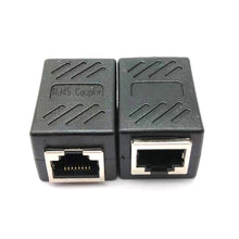 Load image into Gallery viewer, Network Straight-through Head RJ45 Network Cable Connector Butt Joint 8P8C Shielded Double-pass Head