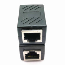 Load image into Gallery viewer, Network Straight-through Head RJ45 Network Cable Connector Butt Joint 8P8C Shielded Double-pass Head
