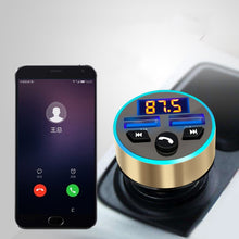 Load image into Gallery viewer, Halo Car MP3 Bluetooth Player Car Charger Car FM Transmitter 3.1A Car Charger, Elegant Black, Tyrant Gold, Snow Silver
