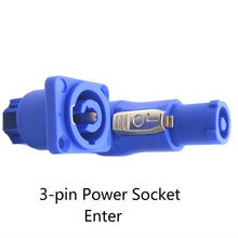 Load image into Gallery viewer, 10 PCS Power Amplifier Audio Speaker Three-core Power Plug 3P LED Screen Power Audio Socket