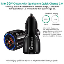 Load image into Gallery viewer, 2 PCS QC3.0+3.1A Car Charger Dual USB 6A Halo Wine Bottle Fast Charge Car Charger, Elegant Black, Classic White