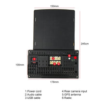 Load image into Gallery viewer, 9.7 inch Vertical Screen HD 2.5D Glass Car MP5 Player Android Navigation All-in-one Machine, Standard, Standard+4 Lights Camera, Standard+8 Lights Camera, Standard+12 Lights Camera