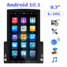 Load image into Gallery viewer, 9.7 inch Vertical Screen HD 2.5D Glass Car MP5 Player Android Navigation All-in-one Machine, Standard, Standard+4 Lights Camera, Standard+8 Lights Camera, Standard+12 Lights Camera