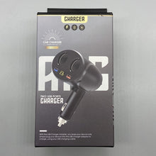Load image into Gallery viewer, Cigarette Lighter Car Charger Dual USB QC 3.0 Dual Fast Charging 6A Car Charger, WMY-C113