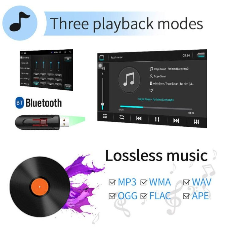 Universal Machine Android Smart Navigation Car Navigation DVD Reversing Video Integrated Machine, 9inch 1+16G Standard, 9inch 2+16G Standard, 9inch 2+32G Standard, 10inch 1+16G Standard, 10inch 2+16G Standard, 10inch 2+32G Standard                     ...