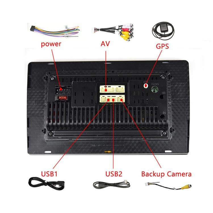 Universal Machine Android Smart Navigation Car Navigation DVD Reversing Video Integrated Machine, 9inch 1+16G Standard, 9inch 2+16G Standard, 9inch 2+32G Standard, 10inch 1+16G Standard, 10inch 2+16G Standard, 10inch 2+32G Standard                     ...