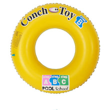 Load image into Gallery viewer, Yellow Letters Inflatable Swimming Ring Thickened PVC Adult Water Ring Floating Ring