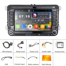 Load image into Gallery viewer, Suitable for Volkswagen 7-inch Car Multimedia Player Navigation Bluetooth Reversing Integrated Machine Android 10.0, 1+16G, 2+16G, 2+32G