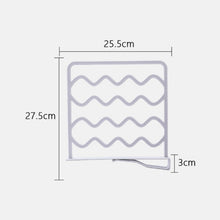 Load image into Gallery viewer, Wardrobe Layered Partitions Bookcase Storage Partitions Freely Partition Bars, White, Gray