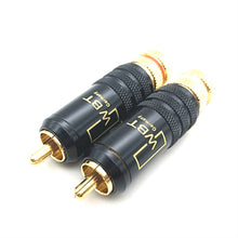 Load image into Gallery viewer, 2pcs WBT-0144 RCA Lotus Plug AV Audio and Video Plug