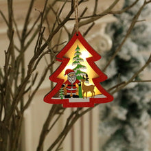 Load image into Gallery viewer, Christmas Decorations Christmas Tree Luminous Pendant, Christmas Tree, Christmas Balls, Car, CarFive-pointed Star