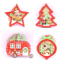 Load image into Gallery viewer, Christmas Decorations Christmas Tree Luminous Pendant, Christmas Tree, Christmas Balls, Car, CarFive-pointed Star