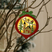 Load image into Gallery viewer, Christmas Decorations Christmas Tree Luminous Pendant, Christmas Tree, Christmas Balls, Car, CarFive-pointed Star