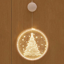 Load image into Gallery viewer, Christmas Decoration Light LED Holiday 3D Hanging Lamp, Battery, USB